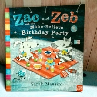 หนังสือปกอ่อน Zac and Zeb and the Make-Believe Birthday Party มือสอง