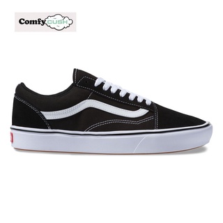 VANS Comfycush Old Skool (Lite) Black/White รองเท้า แวนส์ แท้ โอวสคูล ตัวฮิต แบบเบา ได้ทั้งชายหญิง