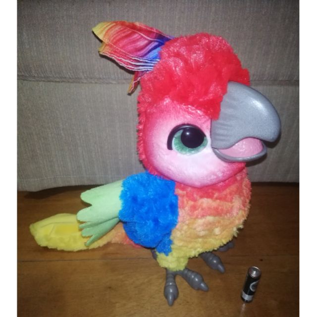 talking cartoon bird FurReal PET Parrot COCKATOO SHOW BIRD