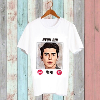 เสื้อยืดดารา เสื้อยืด Fanmade เสื้อแฟนเมด เสื้อยืดคำพูด เสื้อแฟนคลับ ศิลปินเกาหลี FCB40-12 ฮยอนบิน Hyun Bin