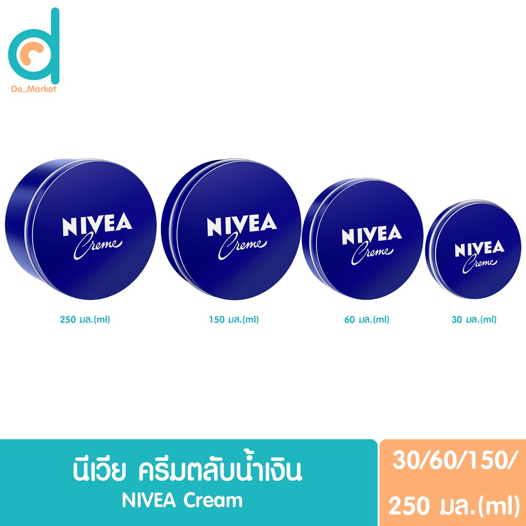 นีเวีย-ครีม-ครีมบำรุงผิว-nivea-cream-ขนาด-30-60-150-250-ml