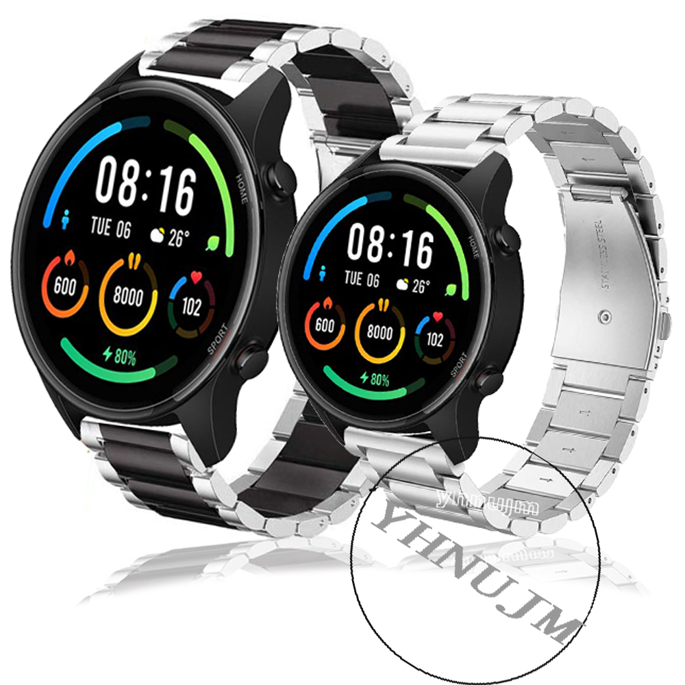 ภาพหน้าปกสินค้าสายนาฬิกาสมาร์ทวอช สายโลหะสเตนเลส เคสกันกระแทก สำหรับ Xiaomi Mi Watch