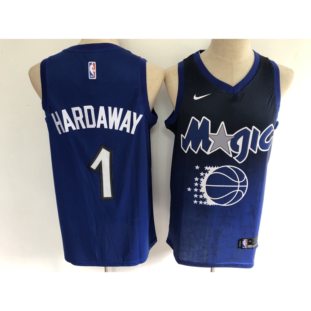 orlando-magic-1-anfernee-hardaway-basketball-jersey-short-sleeved-tracksuit-เสื้อบาส-เสื้อกีฬาผู้ชาย