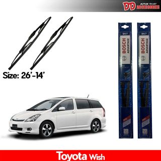 ใบปัดน้ำฝน ที่ปัดน้ำฝน ใบปัด BOSCH Toyota Wish ของแท้ 100% !!!