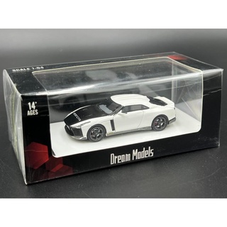 Dream Models 1:64 Limited Edition 399pcs Nissan GT-R50 White Test Car
