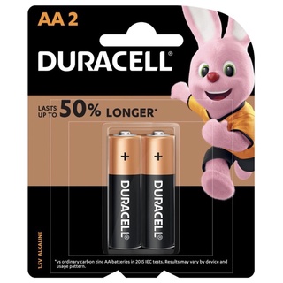 Duracell ถ่าน alkaline ขนาดAA แพค2ก้อน ของแท้