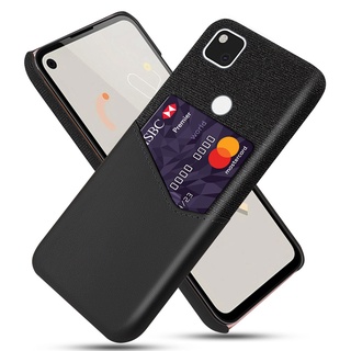 Google Pixel 5 XL 4a Luxury Leather Card Slot Shockproof Business Wallet Hybrid Slim Case Cover
