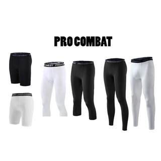 กางเกงรัดกล้ามเนื้อ (ขาสั้น,ขา3ส่วน,ขายาว) Pro Combat เหมาะใส่เล่นกีฬา บาสเกตบอล ฟิตเนส ฟุตบอล วิ่ง