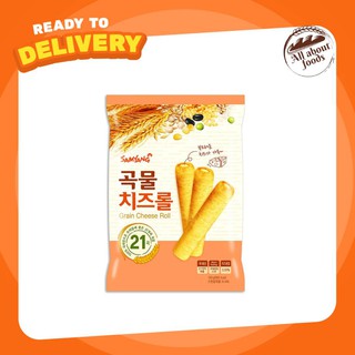 Samyang Grain Cheese Roll ซัมยัง เกรน ชีสโรล ธัญพืชอบกรอบสอดไส้ชีส นำเข้าจากเกาหลี 80g