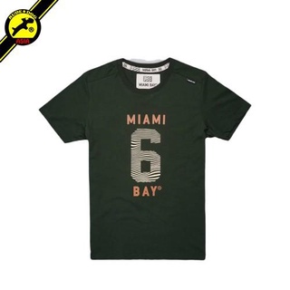 Miamibay T-shirt เสื้อยืด รุ่น ONLY SIX แฟชั่น คอกลม ลายสกรีน ผ้าฝ้าย cotton ฟอกนุ่ม ไซส์ S M L XL