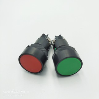 XB2-EA135/145 ,XB2-EH135/145 PUSH BUTTON SWITCH 22MM. สวิตซ์ปุ่มกด22มิล,กดติดปล่อยดับและกดติดกดดับ 1NO 1NC สี: แดง เขียว