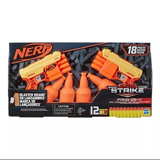 💥sale50%💥Nerf เนิรฟ์ อัลฟ่าสไตรค์ ชุดฟางคิวเอส4 พร้อมเป้า nerf alpha strike fang QS-4 dual target set