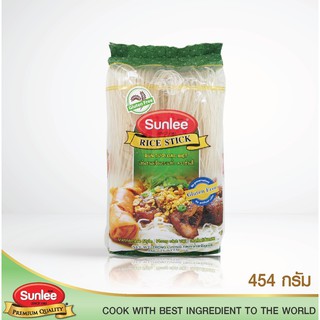 ภาพขนาดย่อของสินค้าSunlee เส้นขนมจีนอบแห้ง (ตราซันลี) 454 กรัม Vietnamese Rice Stick  (Sunlee Brand) 454 g