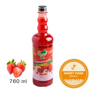 สินค้า ติ่งฟง น้ำสตรอเบอร์รี่ 760 ml