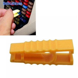 ภาพขนาดย่อของสินค้า(Delicatesea) คีมพลาสติก สีเหลือง สําหรับติดตั้ง 10 ชิ้น