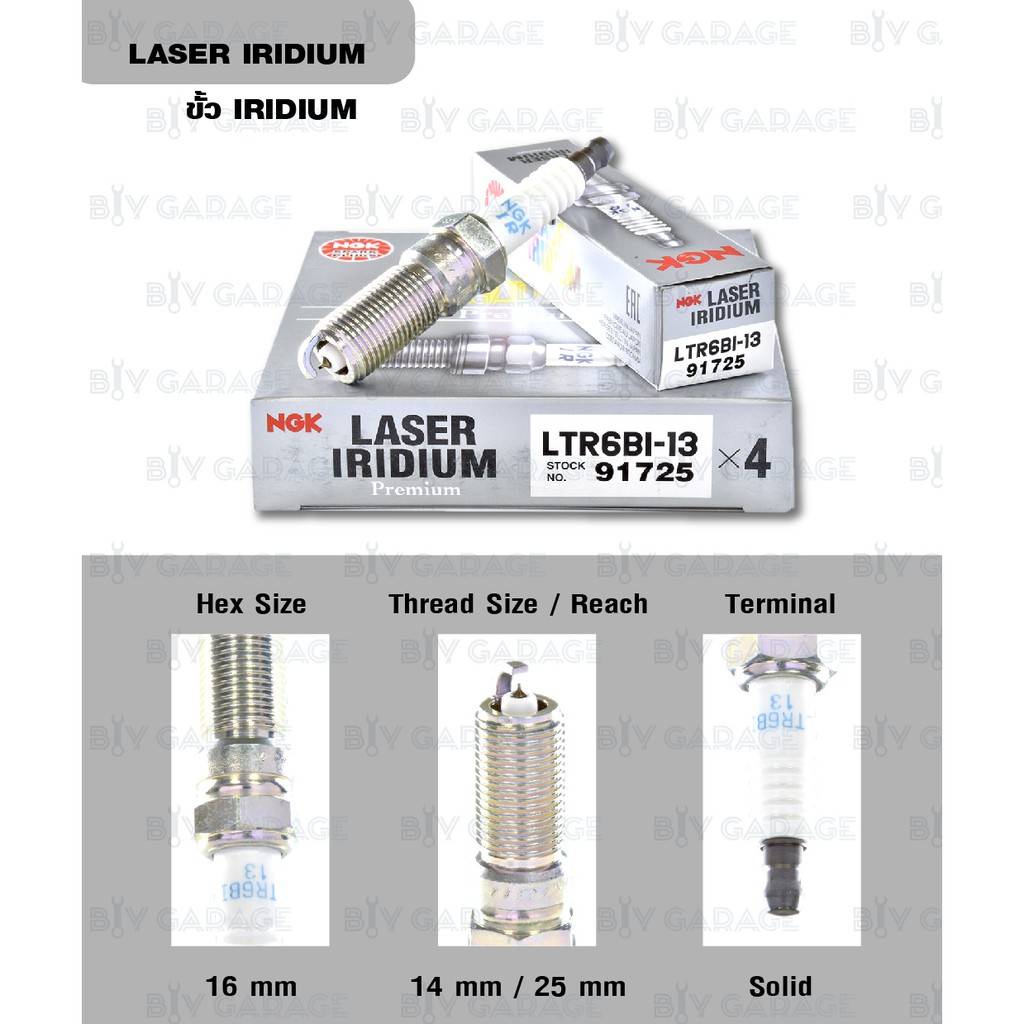 ngk-หัวเทียน-laser-iridium-ltr6bi-13-เบอร์เก่า-iltr6a-13g-4-หัว-ใช้สำหรับรถยนต์-mazda-mx-5-made-in-japan