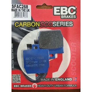ผ้าเบรค EBC Brakes รุ่น Carbon / Brembo เบรมโบ้ ผีเสื้อเล็ก