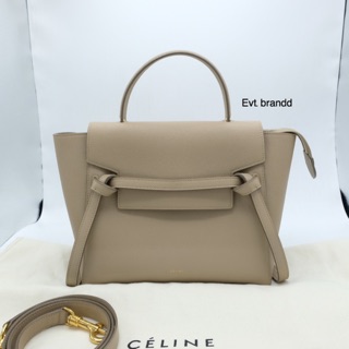 Used like very newww celine micro beltbag light taupe y.17