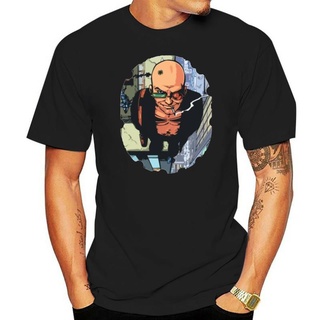 เสื้อยืดลําลอง ผ้าฝ้าย แขนสั้น คอกลม พิมพ์ลายการ์ตูน Transmetropolitan ทรงหลวม สําหรับผู้ชาย