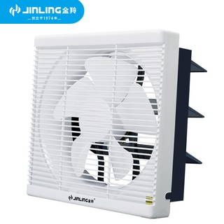ภาพขนาดย่อของสินค้าJinling พัดลมระบายอากาศ Ventilation Fan For Kitchen Bathroom แบบติดผนัง พัดลมดูดอากาศ เสียงเงียบ HSJ