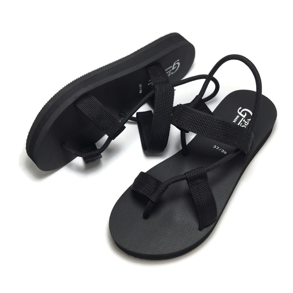 ภาพสินค้ารองเท้าแตะรัดส้นสไตล์ญี่ปุ่น Japanes Style รัดส้นคาดเชือก วินเทจ รัดส้ (GK-18) จากร้าน gps.slippers บน Shopee ภาพที่ 1