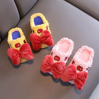 เด็กผ้าสำลีน่ารักรองเท้าแตะ รองเท้าใส่ในบ้าน House slippers