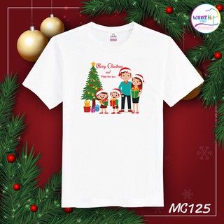 △○△เสื้อยืดคริสต์มาส เสื้อคริสต์มาส Christmas &amp; Happy new year (MC125)