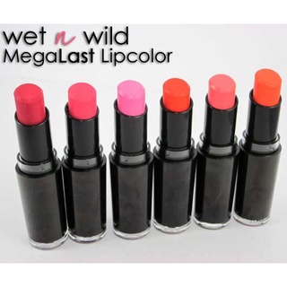 Wet N Wild Mega Last Lipstick  เวทเอ็นไวด์ เมก้าลาท ลิปคัลเลอร์ 3.3 กรัม Exp 7/2565