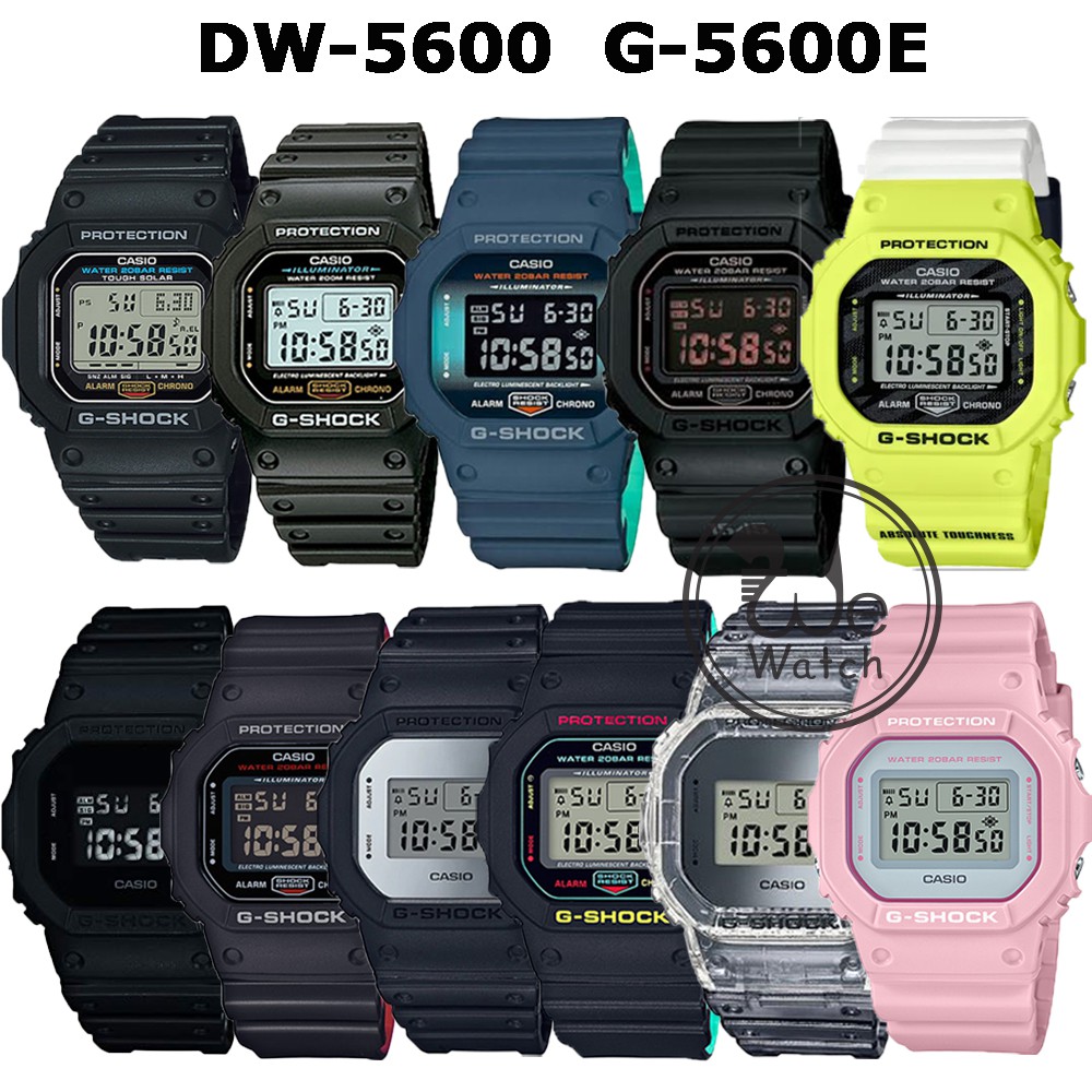 ภาพหน้าปกสินค้าG-SHOCK CASIO รุ่น DW-5600 G-5600 ประกัน CMG 1ปี DW5600 G5600 DW5600E จากร้าน wewatchs บน Shopee