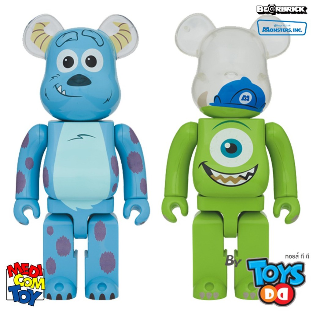 Be@rbrick 400% + 100%, 1000% Sulley & Mike | Shopee Thailand