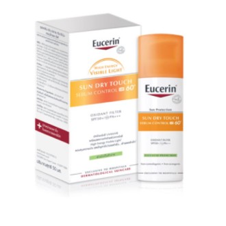 eucerin-sun-dry-touch-sebum-control-dp60-50มล-กันแดดสูตรที่มีขายเฉพาะในโรงพยาบาลและคลินิค