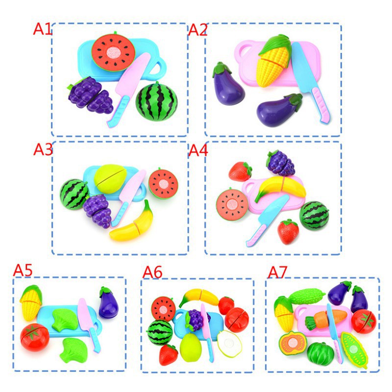 ผัก-ผลไม้จำลอง-ชุดของเล่นสำหรับเด็ก