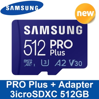 SAMSUNG MB-MD512KA/KR PRO Plus + Adapter 3icroSDXC 512GB Memory Card Korea