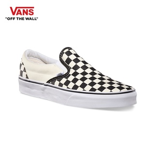 ภาพขนาดย่อของภาพหน้าปกสินค้า**แท้ 100%** รองเท้า Vans Classic Slip-On - Black And White Checker/White จากร้าน uptostreet บน Shopee