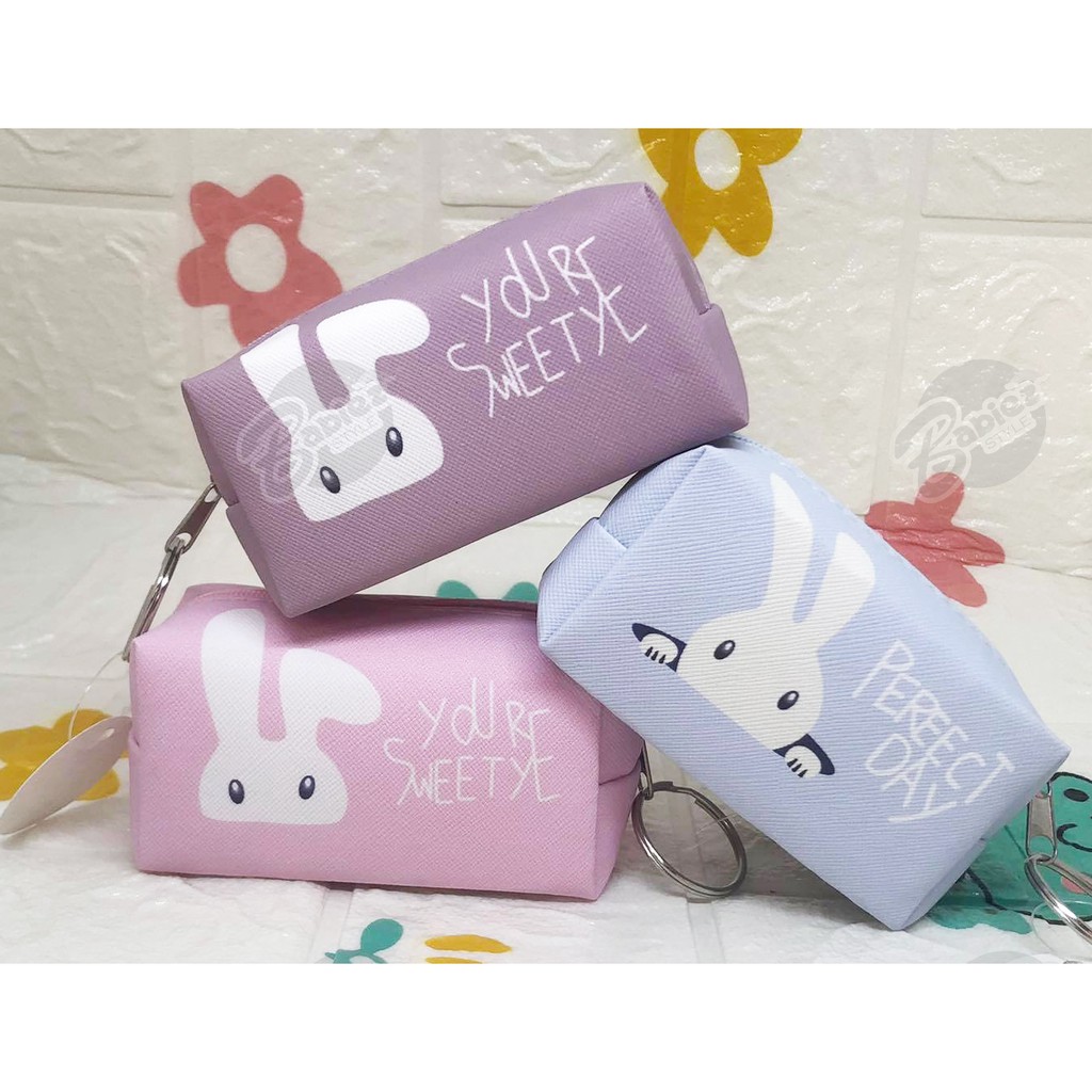 กระเป๋าสตางค์-กระเป๋าใส่เหรียญน่ารัก-สีสันสดใส-ลายน่ารัก-มินิมอล