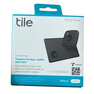 Tile Starter Pack (2022) 2-Pack (1 Mate + 1 Slim) Bluetooth Tracker, RE-46002