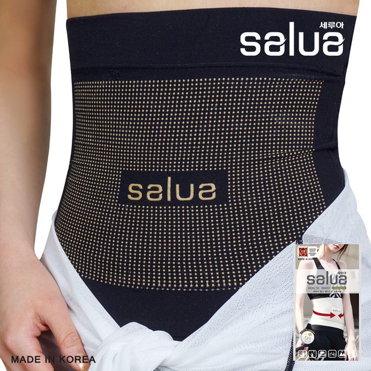 salua-health-slimming-waist-germanium-เข็มขัด-รัดกระชับสัดส่วนละลายไขมัน-รุ่นใหม่ล่าสุด-ผลิตจากเกาหลี-สีดำ