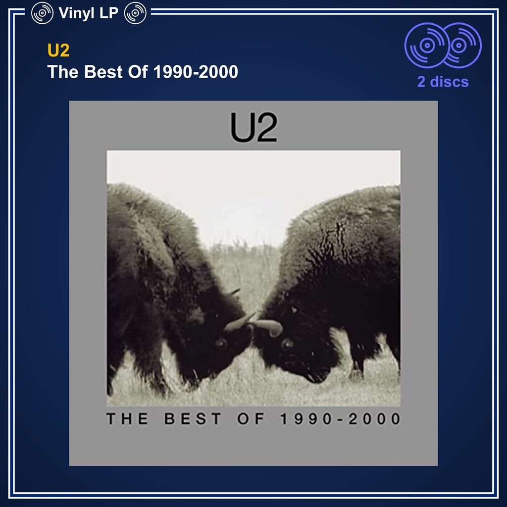 แผ่นเสียง-vinyl-lp-u2-the-best-of-1990-2000-ใหม่และซีล-ss