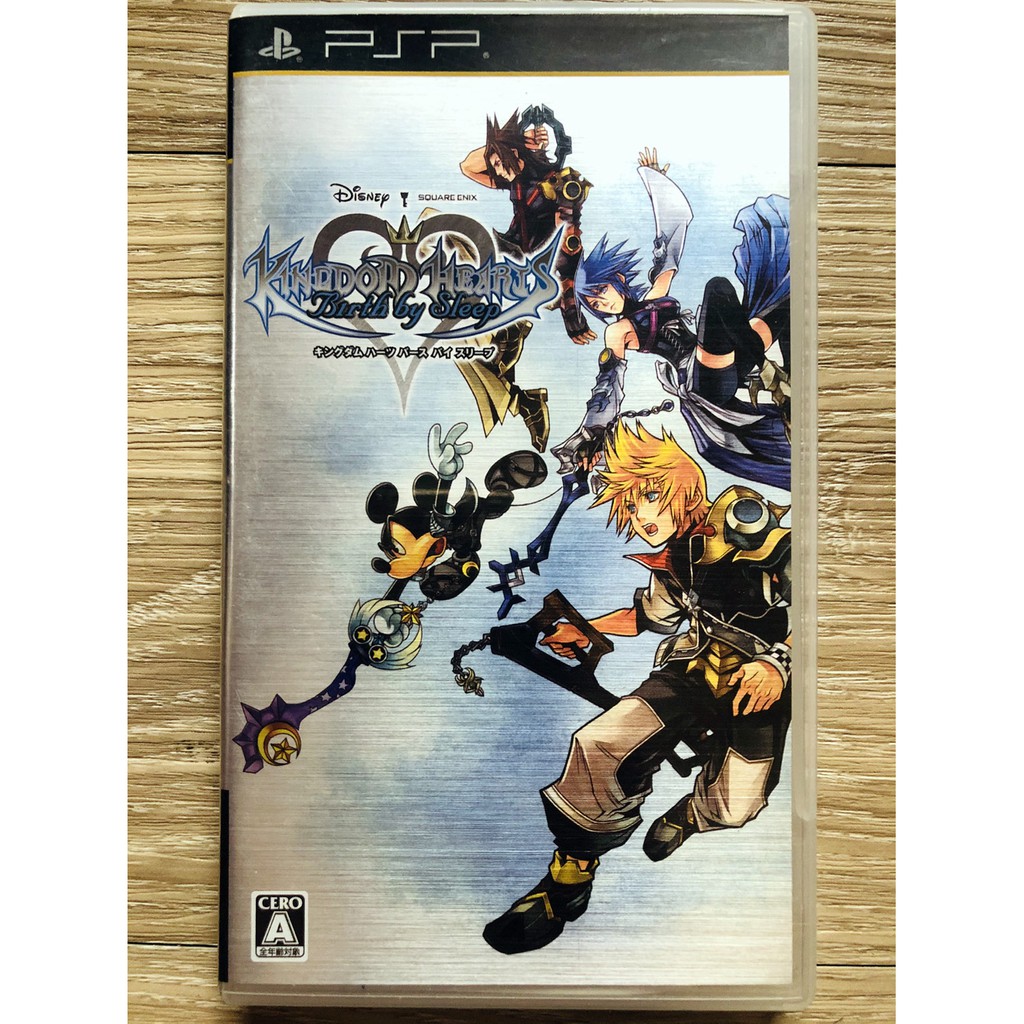 Jeu PSP KINGDOM HEARTS Birth By Sleep - Version Japonaise (A77) - Bon état - Boîtier Et Instructions