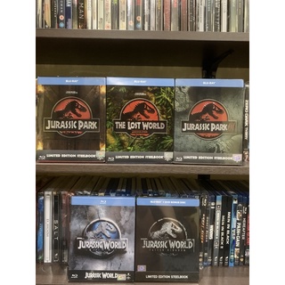 Jurassic Collection : ครบ 5 ภาค กล่องเหล็ก Blu-ray แผ่นแท้ น่าสะสม