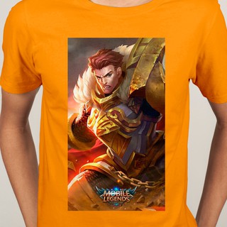 เกม Mobile Legends เสื้อยืดคอกลมแขนสั้นผู้ชาย | เสื้อยืด ชุดลำลอง | เสื้อยืดเกมมิ่ง