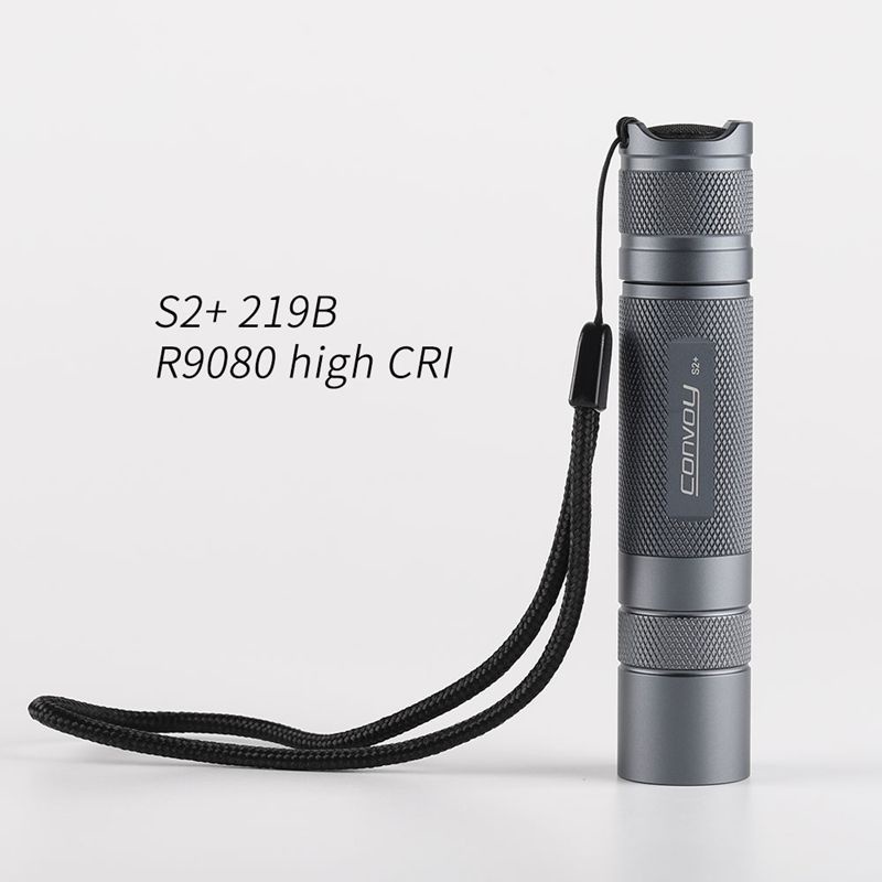 ของแท้ Convoy S2+ พร้อมไฟฉาย 219B R9080 เลนส์กระจกเคลือบ 7135*8 12 ...