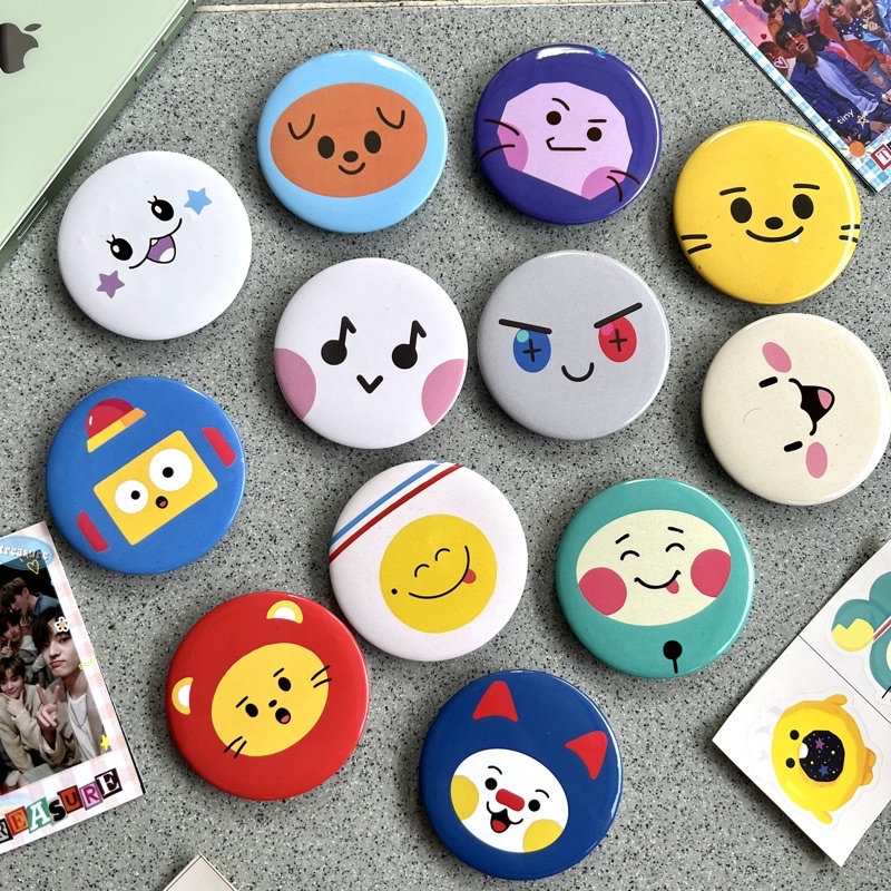 TRUZ TREASURE PIN BUTTON BIG 5,8ซม | Shopee Thailand