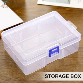 Rectangular Plastic Clear Transparent Storage Box Collection Container  Organizer