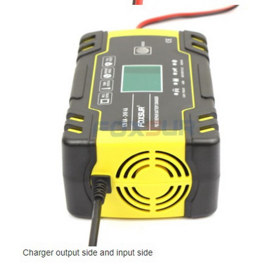 foxsur-fbc122408d-car-battery-charger-เครื่องชาร์จแบตเตอรี่อัจฉริยะ-pulse-repair-charger-เครื่องชาร์จแบตเตอรี่-12v-24v