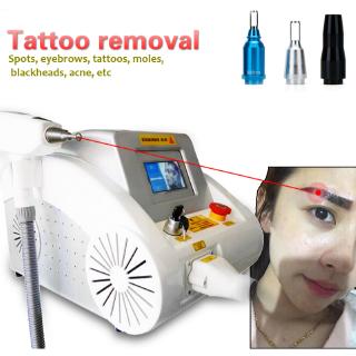 Tattoo removal 1064nm & 532nm Q Switched nd Yag Laser machine for tattoo removal eyebrow pigment wrinkle removal black d