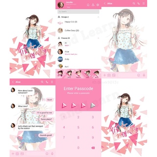 ภาพขนาดย่อของภาพหน้าปกสินค้าการ์ตูน สะดุดรักยัยแฟนเช่า Rent A Girlfriend, Kanojo Okarishimasu สติกเกอร์ไลน์ ธีมไลน์ Sticker Theme Line Anime อนิเมะ จากร้าน playandlearn บน Shopee ภาพที่ 1