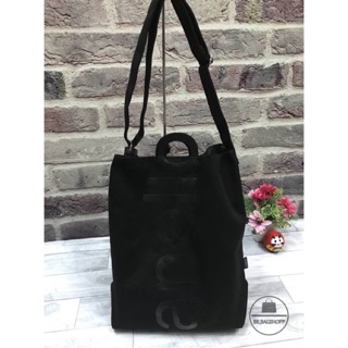 Anello Cotton Canvas 2WAY Tote Bag  (Black) (Outlet)