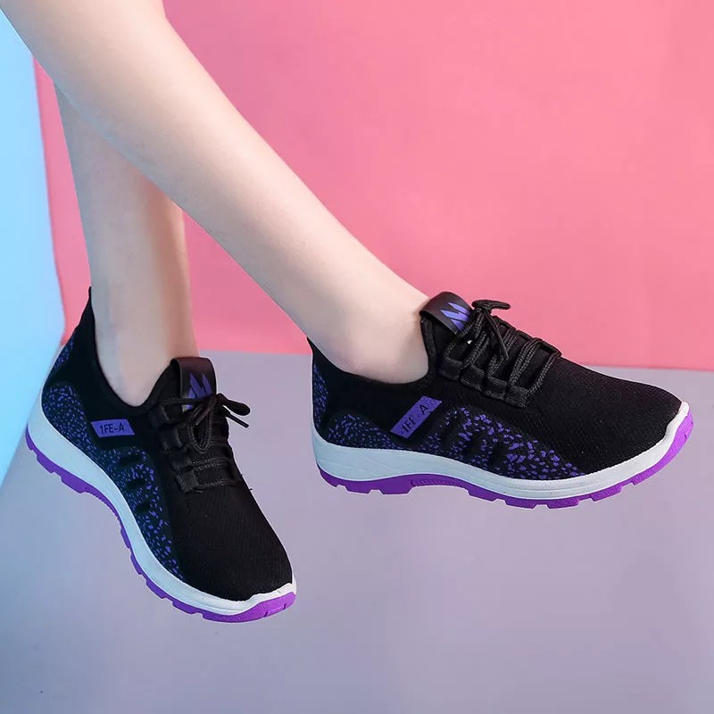 ภาพสินค้าFshoes รองเท้าผ้าใบแต่งลวดลาย มี 2 สี น้ำหนักเบา ใส่สบาย ออกกำลังกายก็ดี ใส่ลำลองก็ได้ จากร้าน fs188367748 บน Shopee ภาพที่ 1