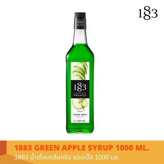 1883 น้ำเชื่อมกลิ่นกรีน แอปเปิ้ล 1000 มล.(1883 GREEN APPLE  SYRUP 1000 ml.)